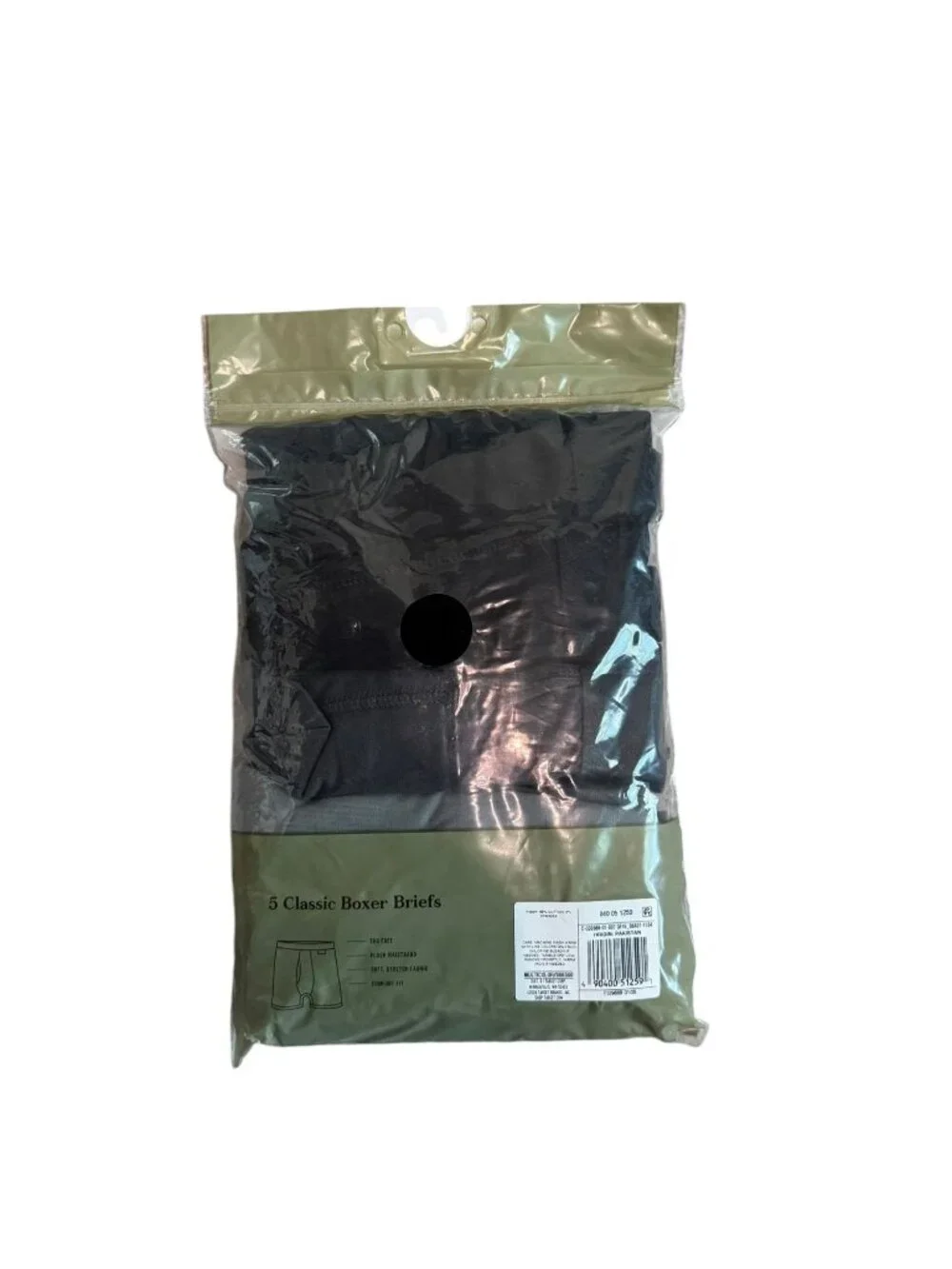 Goodfellow & Co Men's Knit Boxers 5pk Black/Gray/Navy SIZE L (36/38) NWT